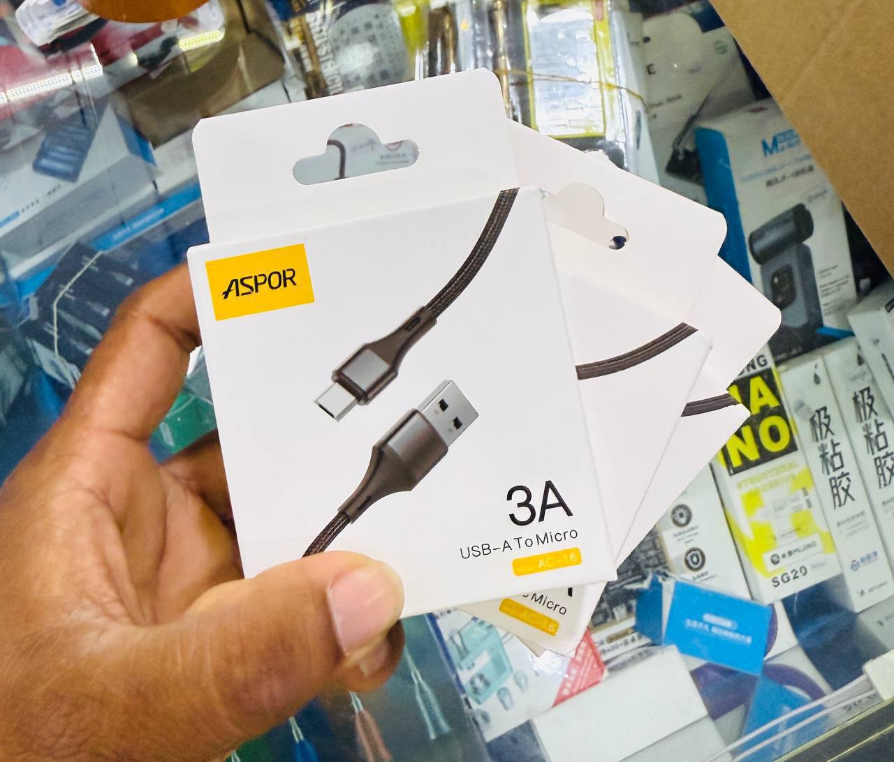 Aspor AC-16 USB To Micro Cable(3MW)