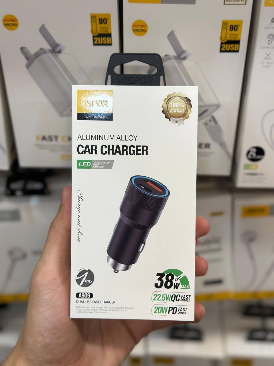 ASPOR A909 Car Charger(3MW)