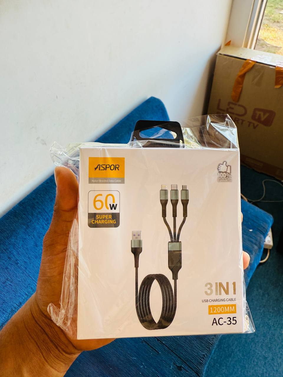 Aspor AC-35 3in1 Cable(3MW)
